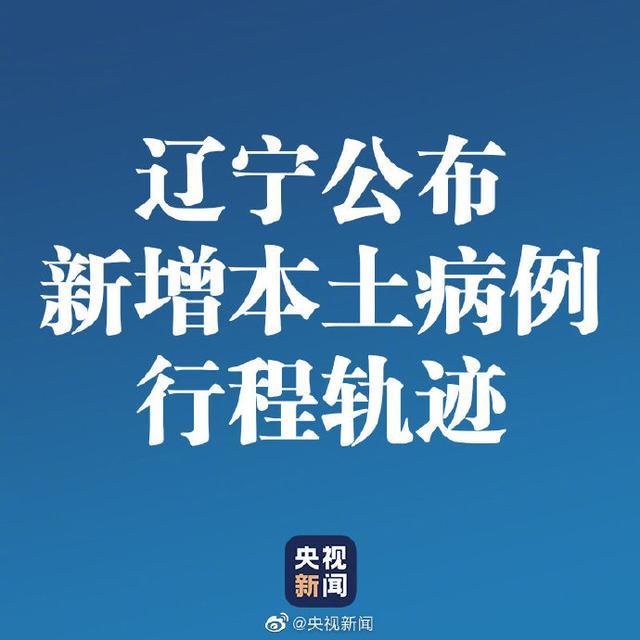 辽宁新增4例本土确诊病例	、2例本土无症状-辽宁新增4例本土确诊病例行动轨迹-第2张图片