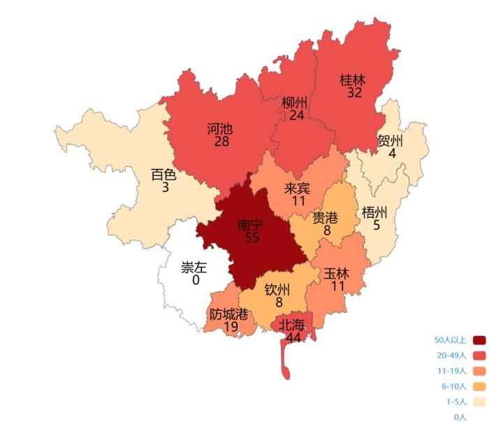 “31省区市新增本土确诊7例均在广西	” 广西新增本土确诊病例？-第1张图片